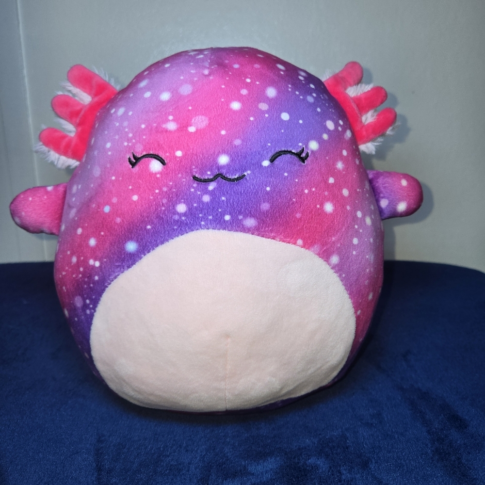 Squishmallow Mystry Squad Ally Pink Galaxy Oxylotle Plush 8"
